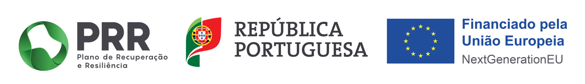 Barra de logótipos dos financiadores