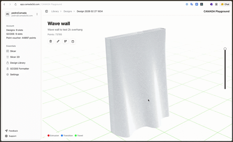 3D Concrete Printing Simulation Demo